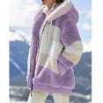 thumbnail image 1 of Chaqueta de gran tamaño para mujer, abrigo cálido de felpa con bolsillo y capucha, ropa de calle holgada con cremallera de Cachemira, otoño e invierno, 2024, 1 of 2