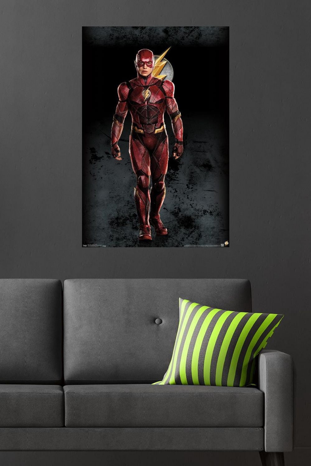 DC Comics Movie Justice League - The Flash Wall Poster, 22.375" x 34"