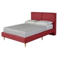 thumbnail image 4 of Base de Cama Matrimonial Makora Luma Rojo Tapizada en Tela Tipo Lino (No Incluye Colchón), 4 of 9