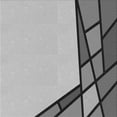 thumbnail image 1 of Ahgly Company Machine Washable Indoor Square Transitional Platinum Silver Gray Area Rugs, 6' Square, 1 of 7