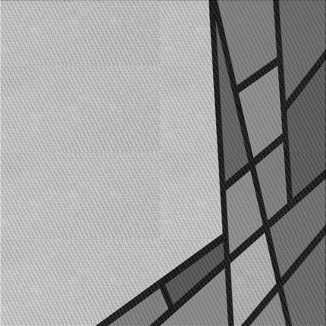 Ahgly Company Machine Washable Indoor Square Transitional Platinum Silver Gray Area Rugs, 6' Square