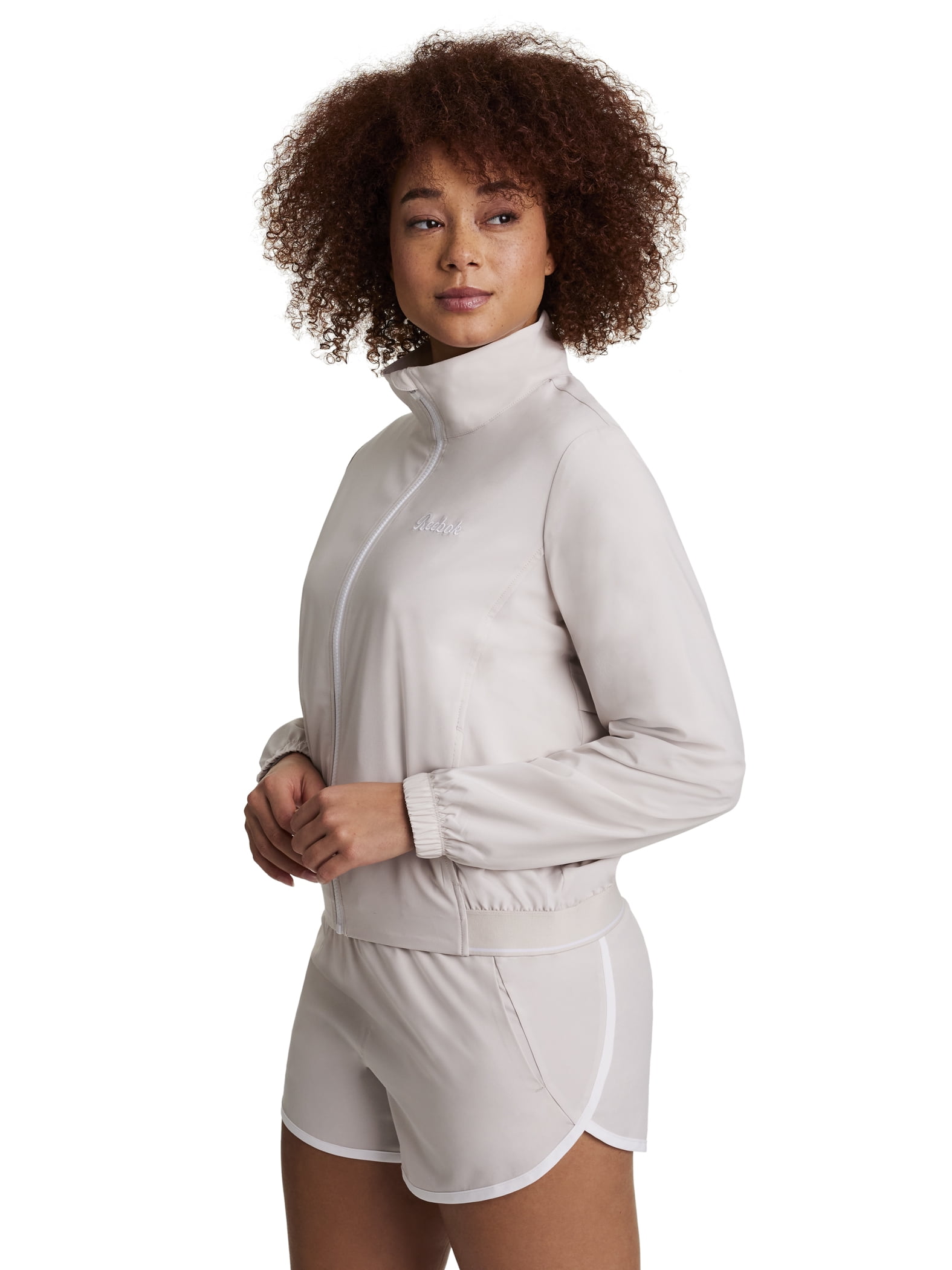 Reebok Women's and Women's Plus Courtside Full Zip Jacket, Sizes XS-4X