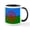 White/Black Inside, variant on CafePress - Romani Flag (Gypsies Flag) Mug - 11 oz Ceramic Mug - Novelty Coffee Tea Cup