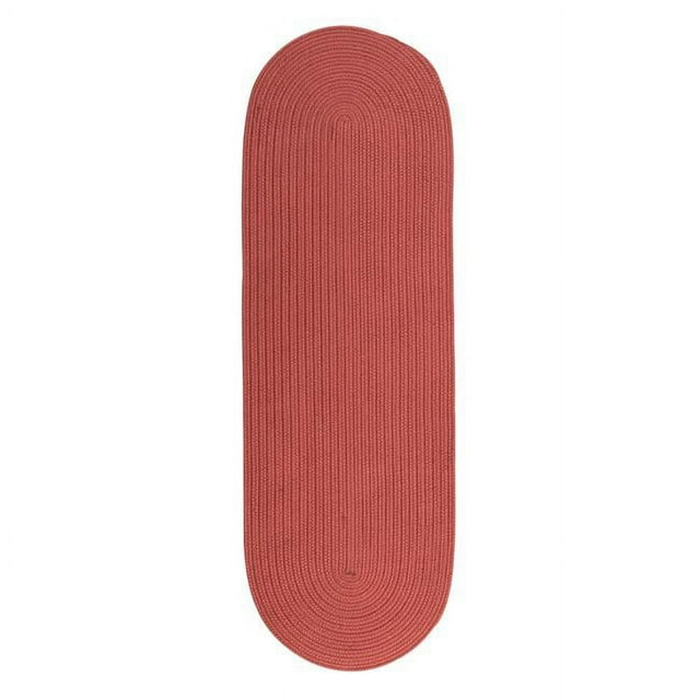 Colonial Mills Tapis RV78R028X060 Safran Tressé Ovale Réversible - 2 Pi. 4 Po x 5 Pi.
