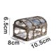 thumbnail image 4 of Caja de almacenamiento de gemas de cristal de cofre del tesoro pirata transparente, 4 of 4