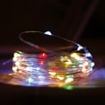 thumbnail image 4 of Guirnaldas de luces, 10 m, 100 mini luces LED de cadena con pilas, luces estrelladas de luciérnaga para bodas, dormitorios, fiestas, Navidad, coloridas, 4 of 4