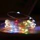 thumbnail image 4 of Guirnaldas de luces, 10 m, 100 mini luces LED de cadena con pilas, luces estrelladas de luciérnaga para bodas, dormitorios, fiestas, Navidad, coloridas, 4 of 4