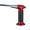 Red, variant on RKZDSR Metal Lighter, Adjustable Flame, 360° Use - Jet Flameproof Lighter for Barbecue & Baking, Refillable, Durable Design