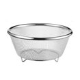 thumbnail image 1 of jifeng Stainless Steel Rice Basket Fine Mesh Basket for Draining Food Kitchen Fruit Large, 1 of 9
