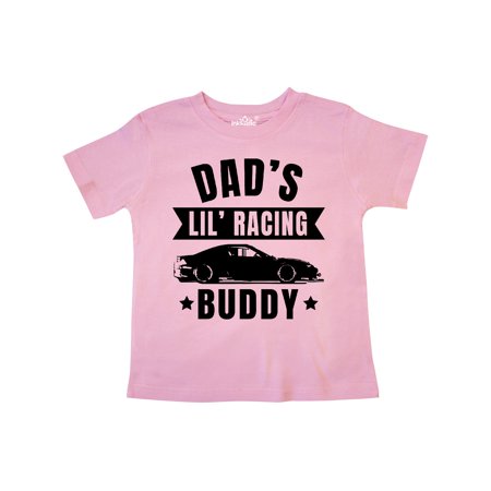 

Inktastic Dads Lil Racing Buddy Gift Toddler Boy or Toddler Girl T-Shirt