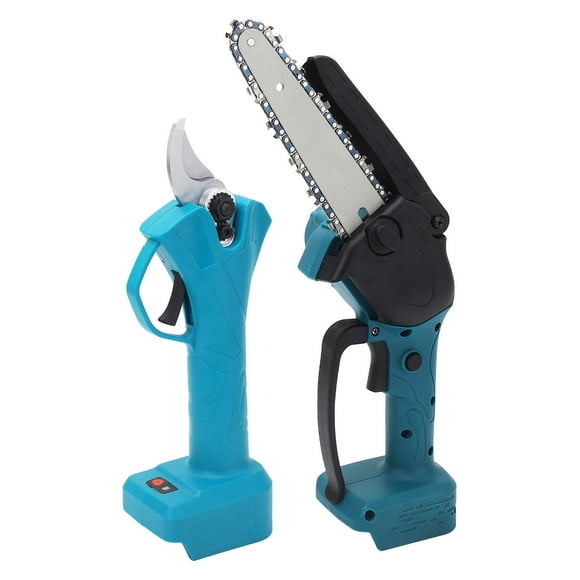 Electric Pruning Shears, Cordless Chainsaw Battery Operated Lightweight for Yard