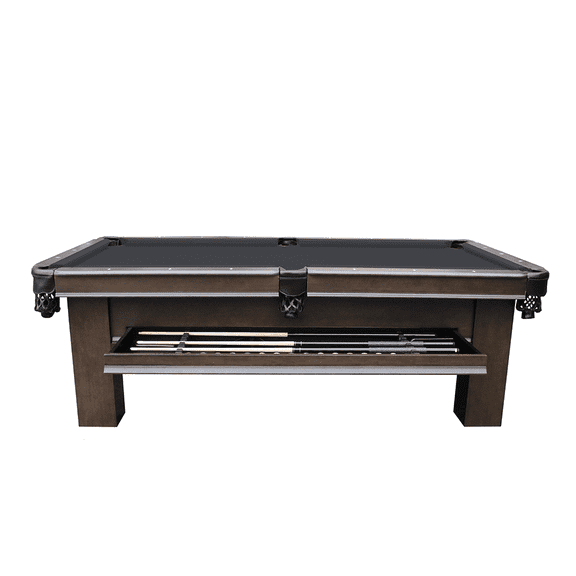 Plank & Hide Elias Billiard Pool Table with Drawer, 8 ft