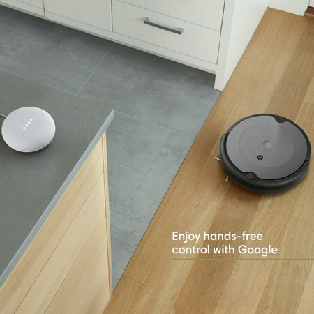 iRobot&reg; Roomba&reg; 676 Robot Vacuum-Wi-Fi Connectivity, Personalized Cleaning Recommendations, Works with Google, Good for Pet Hair, Carpets, Hard Floors, Self-Charging