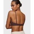 thumbnail image 4 of Women's Inbarely Triangle Bralette Comfortable Unlined Wireless Bra Top, 4 of 5