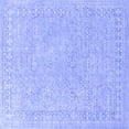 thumbnail image 1 of Ahgly Company Indoor Square Oriental Blue Industrial Area Rugs, 8' Square, 1 of 4
