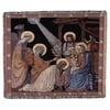 Magi "Three Wisemen" & Holy Family Christmas Tapestry Throw Blanket 50" x 60"