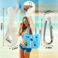 thumbnail image 2 of Oudizz 6Pcs Inserts Hooks Accessories for Bogg Bag, Carabiner Keychain for Beach Bag, Key Holder Charms for All Size Bogg Bag, 2 of 7