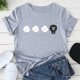 thumbnail image 1 of Camiseta mujer Camiseta de mujer Cute Sheep Print Manga corta O Cuello Tallas grandes Tops casuales S-5XL 1 1, 1 of 5