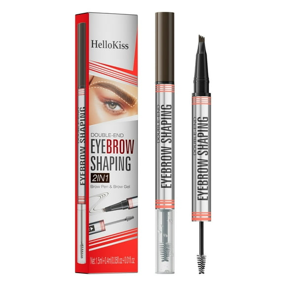 4 Prong Eyebrow Pencil and Natural Brow Gel for Instant Dimension