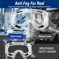 thumbnail image 5 of 6200 Respirator Mask with Filters, Reusable Anti-fog Glass Gas Mask with Activated Carbon Filters Against Dust Organic Vapor, Ideal for Painting, Woodworking, Sanding, Spraying- (2 Pack), 5 of 8