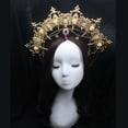 thumbnail image 3 of Diadema Accesorios de bricoje Gótico para Lolita Paquete de material de bricoje para accesorios de fotos Estilo D Zulema  Tocado de corona, 3 of 8