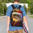 thumbnail image 4 of Disketp Geometric American Bald Eagle Mochila Escolar de 15 Pulgadas, Mochila Ligera para Estudiantes, Viajes y Trabajo, Cómoda y Resistente para el Uso Diario, 4 of 6