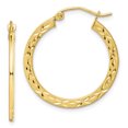 thumbnail image 1 of Boucles d'Oreilles Créoles Creuses en Or Jaune 10K, 1 of 2