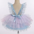 thumbnail image 4 of IDOPIP Toddler Baby Girls Butterfly Tutu Dress Summer Sleeveless Backless Lace Princess Dress, 4 of 7