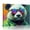 pattern1, variant on Acheng Funny Animal Canvas Wall Art, Colorful Panda Wearing Glasses Painting Picture Cute Animal Graffiti Poster Print for Bathroom Dining Room Decor pattern1