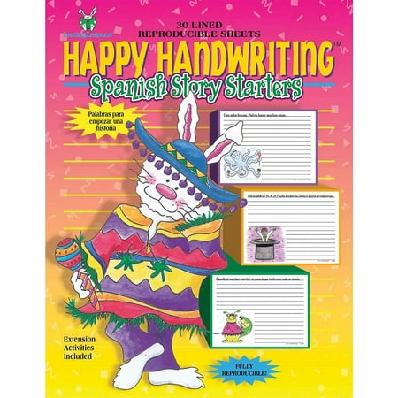 UPC: 0612086006076 | Happy Handwriting Spanish Story Starters 2 Tablet 3+ Grade LL607