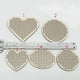 thumbnail image 2 of Colgante de madera Heldig en forma de corazón hecho a mano, 2 of 6