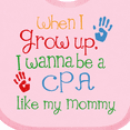 thumbnail image 4 of Inktastic CPA Like Mommy Boys or Girls Baby Bib, 4 of 4
