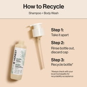 The Honest Company Sensitive 2-in-1 Shampoo and Body Wash, Fragrance Free, 10 fl oz