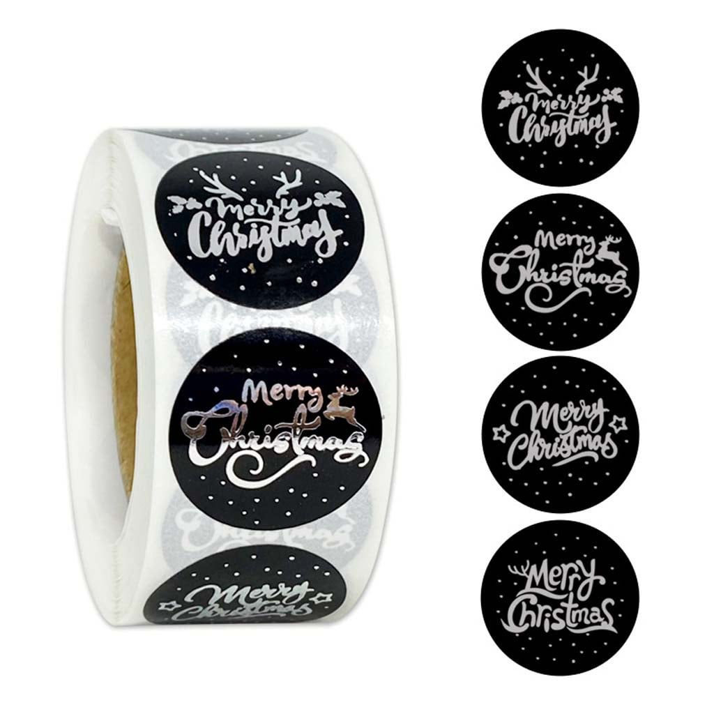 Christmas Stickers,500pcs/roll Round Merry Christmas Stickers Thank You Card Gift Box Package Seal Label Stamp Envelopes Cards Invitations Gift Packages Scrapbooking Decoration Christmas Stickers,500pcs/roll Round Merry Christmas Stickers Thank You Card Gift Box Package Seal Label Stamp Envelopes Cards Invitations Gift Packages Scrapbooking Decoration