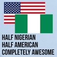 thumbnail image 2 of CafePress - Half Nigerian Completely Awesome Body Suit - Baby Light Bodysuit, Size Newborn - 24 Months, 2 of 4