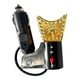 thumbnail image 4 of Quemador de incienso eléctrico para coche, difusor de aroma metálico único para coche. Oro, 4 of 7