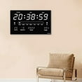 thumbnail image 4 of Reloj Digital Grande Moderno con Fecha Temperatura Interior Calendario Silencioso Sunnimix, 4 of 8