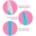 thumbnail image 3 of 72 Pcs Eyebrow Razor, Face Razors Multipurpose Dermaplaning Tools Eyebrow Trimmer Shaper Shaver Facial Hair Removal for Women Men Body Use, 3 of 7