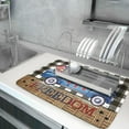 thumbnail image 5 of America Truck Dish Drying Mat 18x24 Inches, 4th of July Buffalo Plaid Freedom Washable Absorbent Dishes Drainer Rack Pads Microfiber for Countertop Dining Table Holiday Decor, 5 of 6