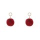 thumbnail image 1 of Llavero de bola peluda Yuarrent llaveros creativos multicolores Vino rojo 9cm 2Conjunto, 1 of 6