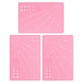 thumbnail image 1 of 3pcs Cutting Board For Crafts Cutting Mat For Sewing Plastic Cutting Mat Fabric Cutting Mat Cutting Mat Versatile A5 Double-Sided Cutting Mat For Crafts, 1 of 6