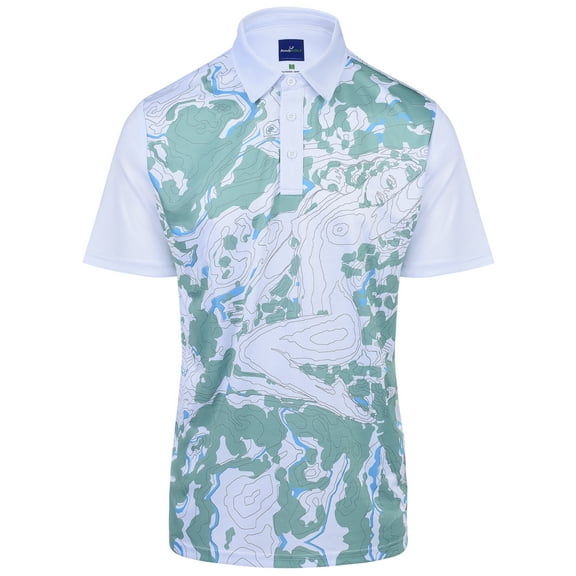 Twin Peaks Mens Golf Polo Shirt by ReadyGOLF