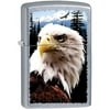 Zippo Eagle Pocket Lighter, Street Chrome