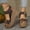 Coffee, variant on Gspmoly Sandals for Women, Women's Fashion Casual One-Line Buckle Spring And Summer New Wedge Heel Thick Bottom Fish Mouth Sandals Women's Sandles Red 42