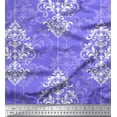 thumbnail image 1 of Soimoi Velvet Fabric Filigree Damask Fabric Prints by Yard 58 Inch Wide, 1 of 3
