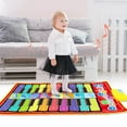 thumbnail image 2 of Piano Play Mat Musical Educational Toy 20 Keys 8 Instruments Multicolor Polyester 37.4 Inches Floor Keyboard For Toddlers 1 2 3 Year Old Boys Girls Learning Gift, 2 of 6