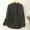 Black, variant on DAFPZW Linen Button Down Shirt Women Striped, Linen Long Sleeve V Neck Dress Shirts Casual Loose Roll Up Work Blouse Tops