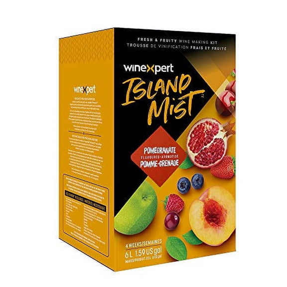 Winexpert HAR013 Island Mist Pomegranate 6L Wine Kit, White
