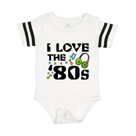 

Inktastic I Love the 80s-musical Notes Gift Baby Boy or Baby Girl Bodysuit