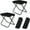 2pcs, variant on 2pcs/4pcs Camping Stools, Portable Folding Stools with Carry Bag, Aluminum Ultralight Backpacking Stool, Collapsible Camp Stools Outdoor Footstools for Walking Hiking Fishing Picnic Barbecue (Black)